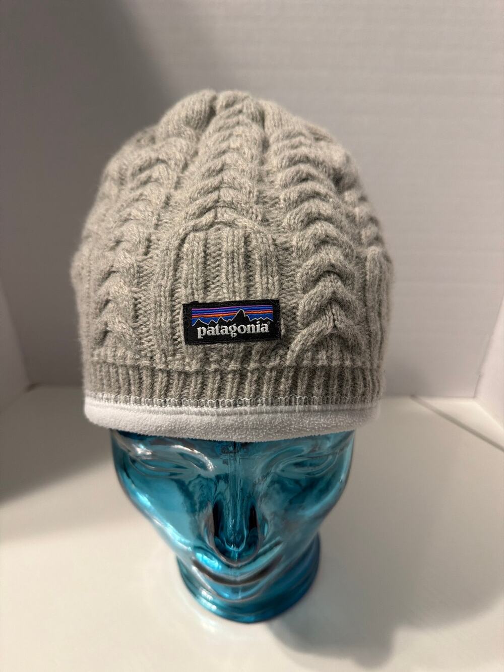 Gray Patagonia beanie